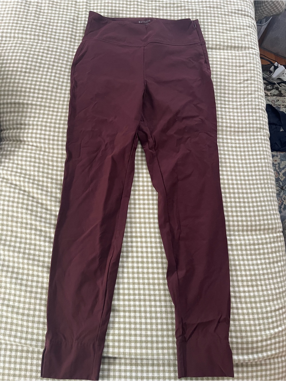 Athleta Deep Burgundy Performance Joggers